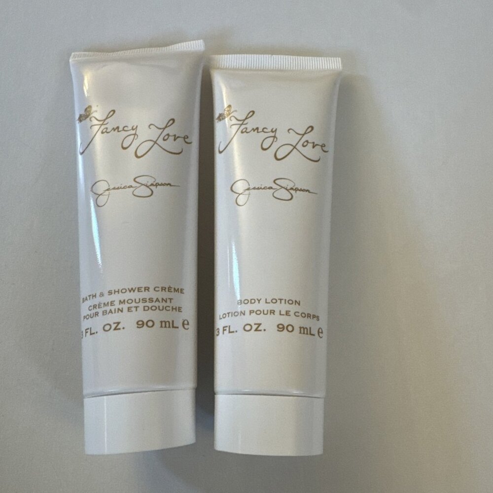 Fancy Love Bath & Shower Creme & Body Lotion 3 fl Oz Jessica Simpson LX1